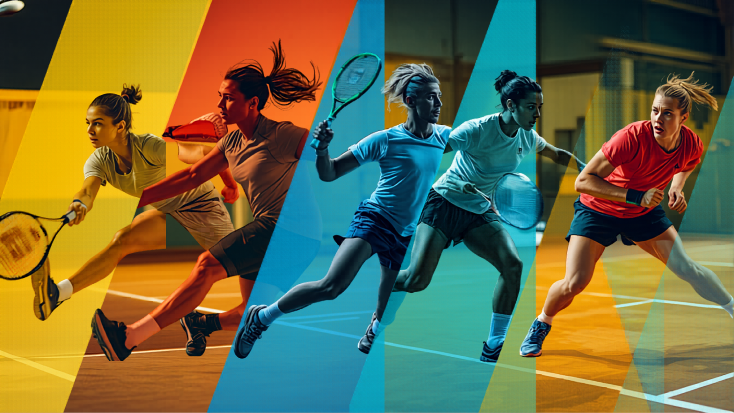 Tennis, padel, badminton, squash et pickleball